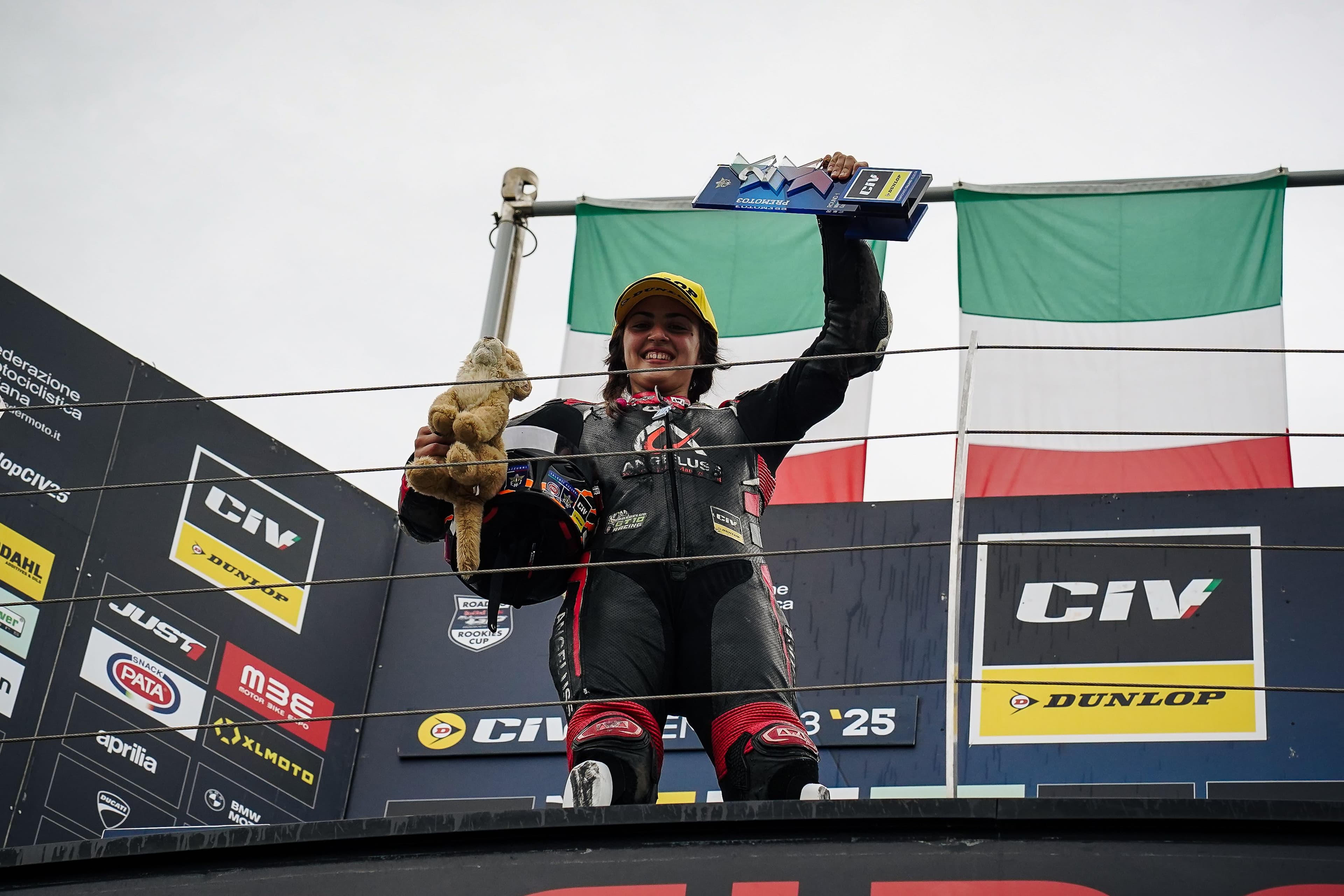 Luana is one of the few women ever to reach the podium in the history of the Italian Speed Championship